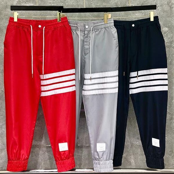 

men's pants sweatpants, casual loose, below ankle, 2021, Black