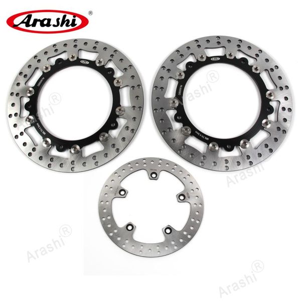 

motorcycle brakes arashi 1 set for r1200gs non-abs 2004-2012 cnc front rear brake disc rotors r 1200 gs gs1200 no abs 2004 2005 2006 200