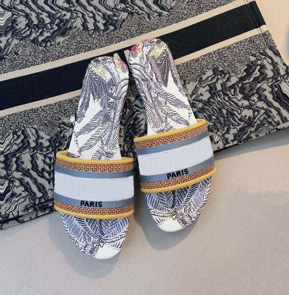 

classics sandals fashion slippers slides floral brocade gear bottoms flip flops women shoes striped beach causal slipper home011 18, Black