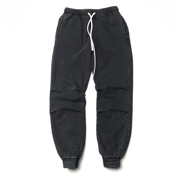 

dongguan_ss black heavy cotton sweatpants ankle-length pants winter streetwear