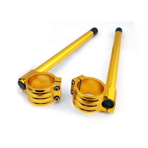 

handlebars 4 color motorcycle racing clip-ons handle bars 43mm fit daytona 650 2005-2006 sprint st 1998-2008 speed 2002-2008