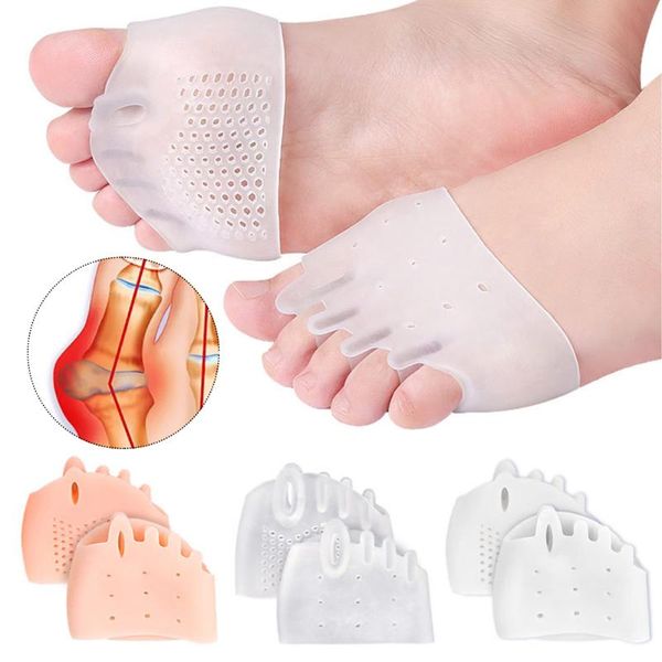 Knöchelunterstützung 1 Paar Silikon Bunion Corrector Toe Separator Bündel für Haluksy Finger Hallux Valgus