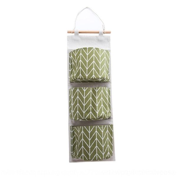 

qkxl creative cotton linen bags waterproof cotton and linen hanging multi-layer hanging fabric door sundry storage storage bag