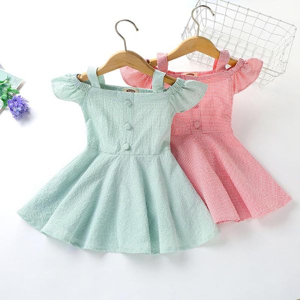

girl's dresses kidswant kids summer for girls 1-6 years fashion child girl princess outfits sleeveless casual clothes, Red;yellow