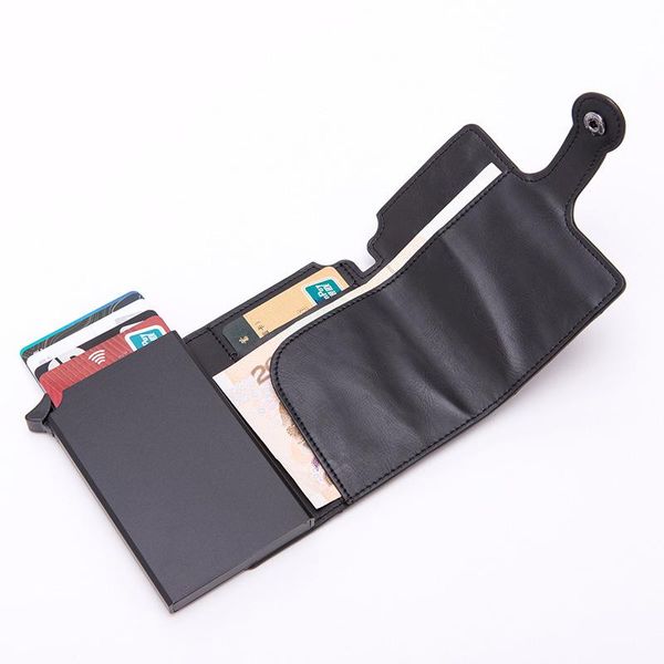 

multifunction pu mens wallet trifold vintage business wallets short slim zipper purse casual mini holder money bag da50qb, Red;black