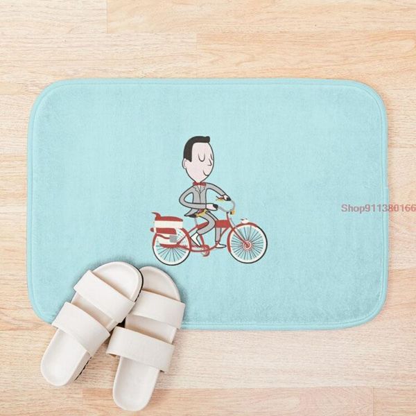 

bath mats mat my bike pee wees big adventure set anti-slip bathroom carpet shower absorbent toilet rug foot