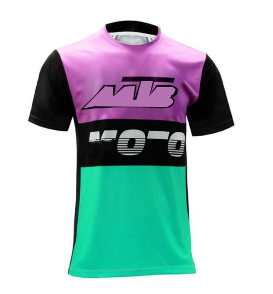 

2021 motocross downhill short-sleeved off-road racing suit t-shirt polyester quick-drying, the same style can be customized