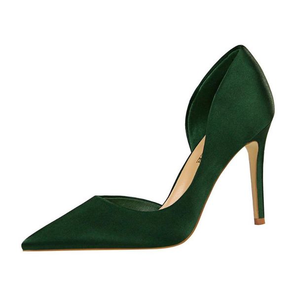 

dress shoes women pointed toe pumps patent leather high heels boat wedding zapatos mujer blue wine red tacones, Black