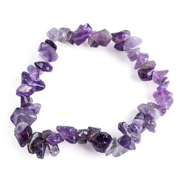 

hand catenary amethyst bracelet, Black