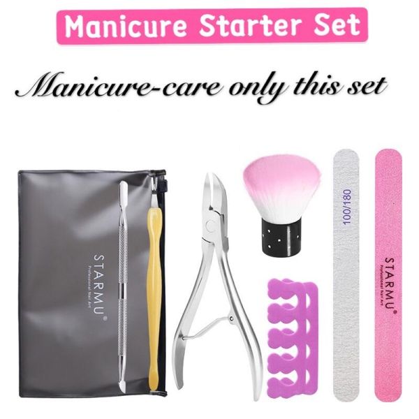

nail art kits manicure tool set eight piece olecranon clipper dead skin sanding polishing care beginner basic suitable for b
