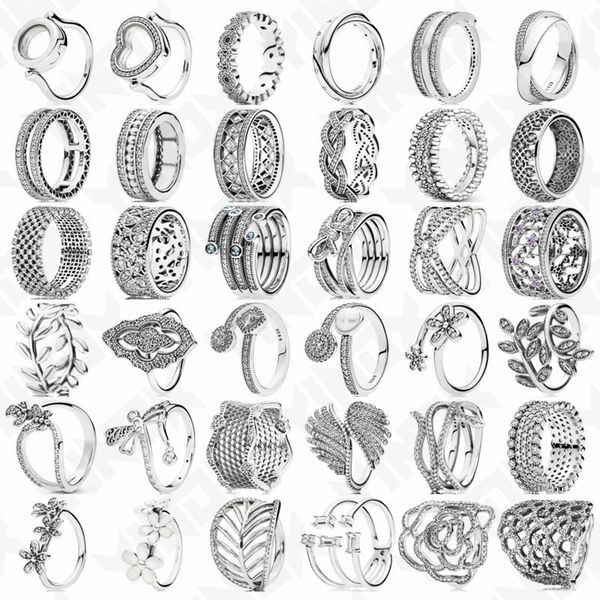 

yindx 925 sterling silver ring classic luxury suitable for european original romantic women's wedding banquet jewelry gift cluster ring, Golden;silver