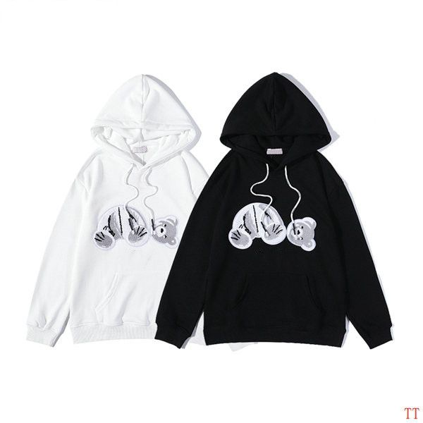 

men's style cartoon printed hoodie jacket and women's casual sweatshirt multi-color size m-2xl#hsc11, Black