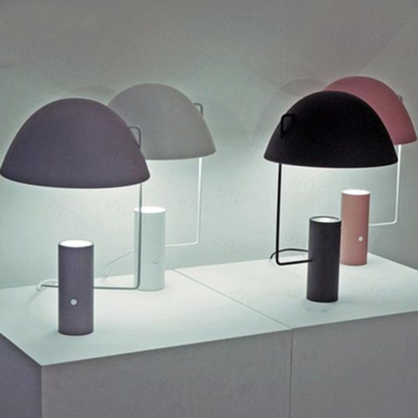 

table lamps postmodern led iron art black pink hat lights nordic indoor living room bedroom bedside decor reading lamp light fixtures