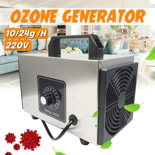 

mobile ozone generator air purifier cleaner home ozonator portable ozon ozonizer o3 with timing 220v 10g/24g purifiers
