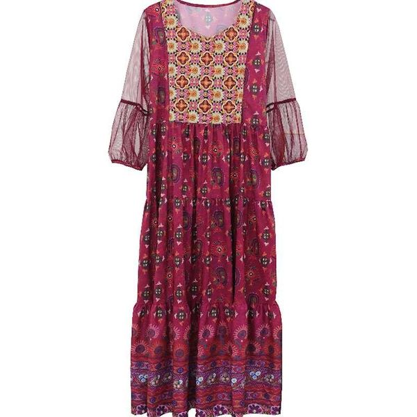 

elegant pastel boho vestidos retro embroidery luxurious robe vacation harajuku flower summer long dress women ukraine casual dresses, Black;gray