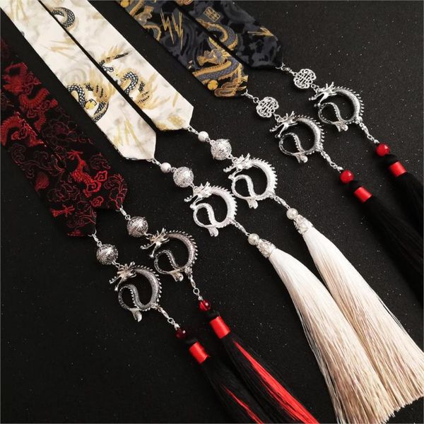 

party masks chinese clothing hair band dragons spirit of the dragon with wiping forehead gradient embroidery printing