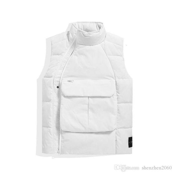 

men's down & parkas 19ss vest jacket, sleeveless zipper fashion asx1, Black