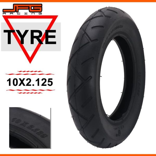 

motorcycle wheels & tires 10 x 2.125 inch outer tire tyres tube for electric gas scooter inflation wheel pneumatic e-bike 10x2.125