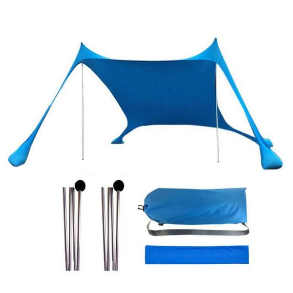 

tents and shelters camping sunshade canopy tarp beach lightweight sun shade tent with sandbag anchors large portable picnic garden