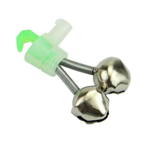 

fishing accessories 10 pcs rod alarm bells clip style dual clamp tip twin alert