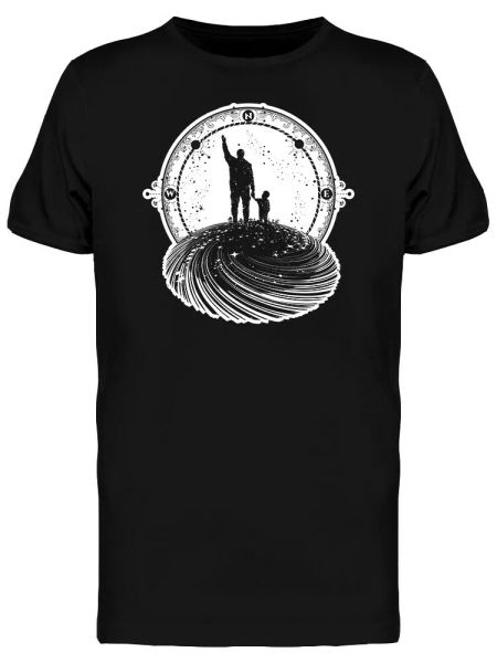 

Quality Space Travel Time Men's Tee -Image by Shutterstock, White;black