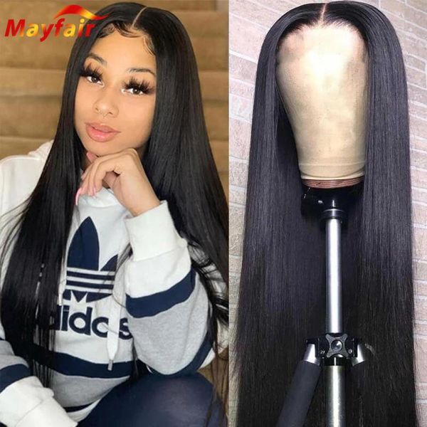 

lace wigs human hair 13x4 front bone straight lacefront pre plucked 28 30 inch frontal 4x4 closure wig with baby, Black;brown
