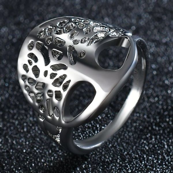 

ring personalized s925 silver hollow ing tree of life