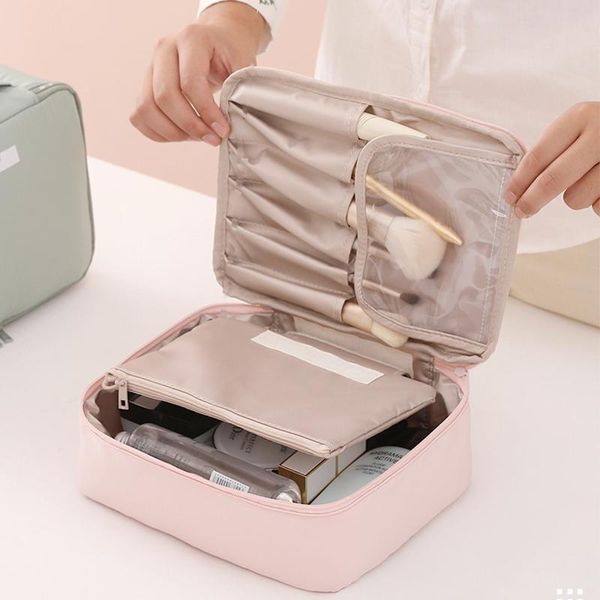 

cosmetic bags & cases multifunction man women makeup bag nylon beauty case make up organizer toiletry kit storage travel wash pouch