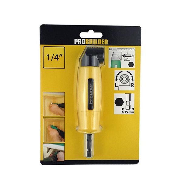 

hand tools 90 degree corner angled drill bit adapter right angle screwdriver driver reversible ratchet labor-saving batch bender cornerer