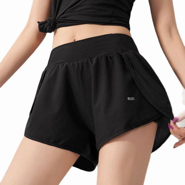 

yoga outfit women 2 in 1 running shorts marathon quick dry home gym sport fitness short sportswear loose breathable