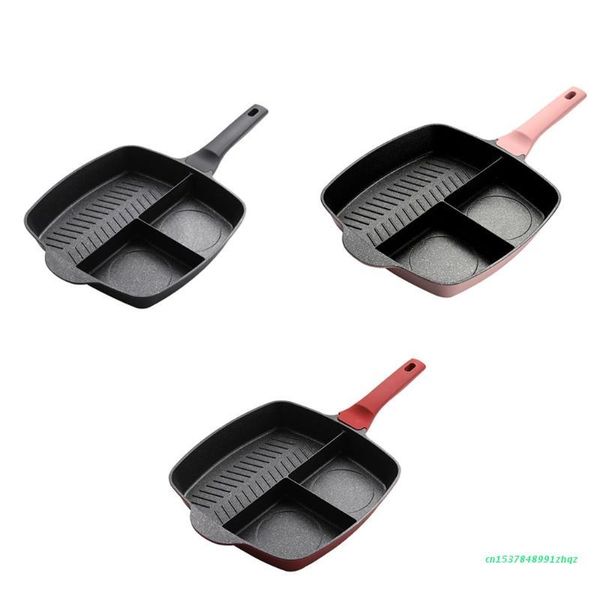 

pans non stick aluminum material wok with stay handle bpa-for home