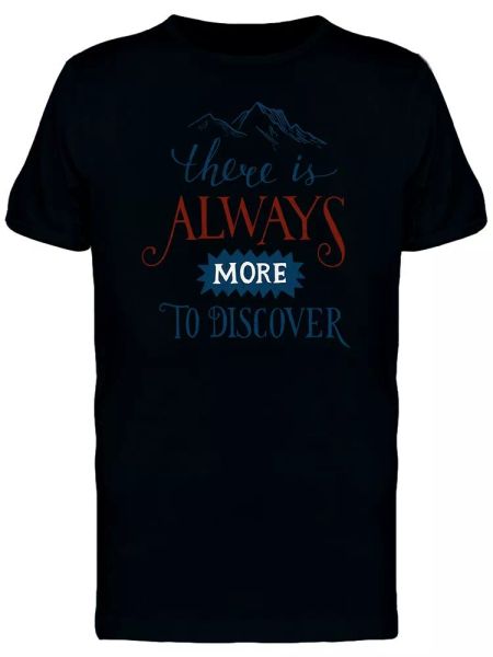 

discover more men's tee -image by shutterstock, White;black