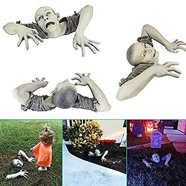 

garden decorations halloween zombie statue decoration horror sculpture not deform fade home outdoor