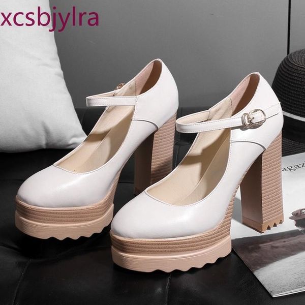 

spring autumn 2021 fashion round head overheight with 12cm women shoes banquet asakuchi high heel single 34-42 dress, Black