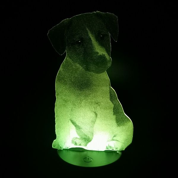 

jack russell puppy dog led light 3d nightlights for kids wedding/party/halloween/christmas visual table lamp