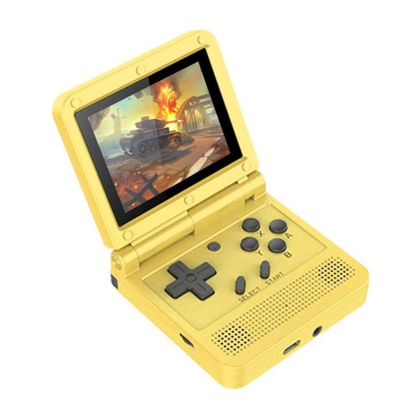 

portable retro flip handheld game player 3.0 inch ips lcd mini video console built-in 3000 classic players