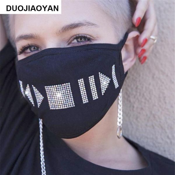 

rhinestone mask women diamond crytal decoration jewelry face glitter mesh net party show mouth masksa32