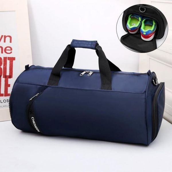 

outdoor bags sport gym bag nylon travel women men fitness yoga camping handbag duffel bolsa separate space for sac shoes