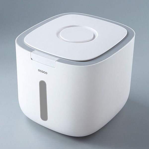 

storage bottles & jars 10kg box rice cylinder container food kitchen collection sealed grain bucket cereal