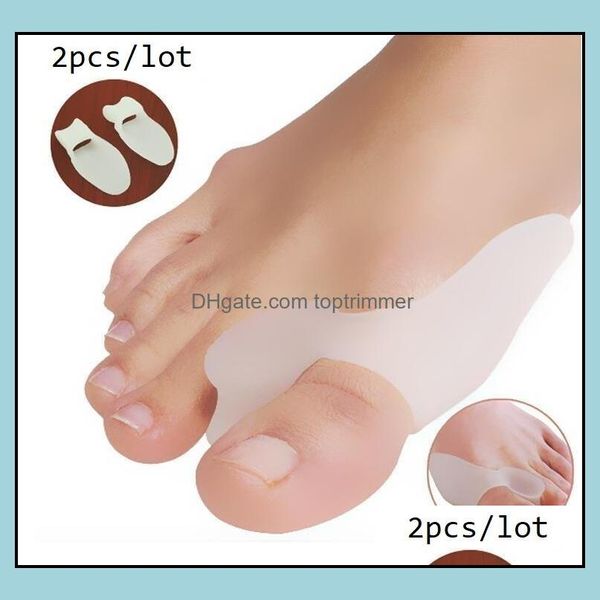 

foot treatment health & beauty fast ship 2pcs/lot hallux valgus corrector sile gel spreader feet care separator bunion guard toe stretcher d