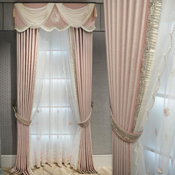 

curtain & drapes modern fantasy pink princess style girl room children's blackout curtains custom for living dining bedroom