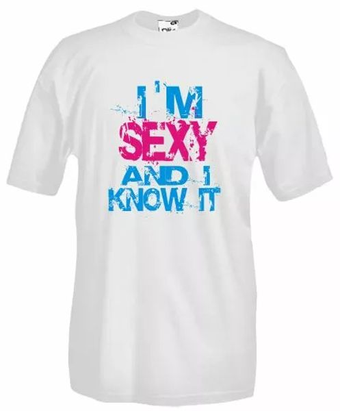 

t-shirt shirt j50 i am and i know it phrase funny, White;black