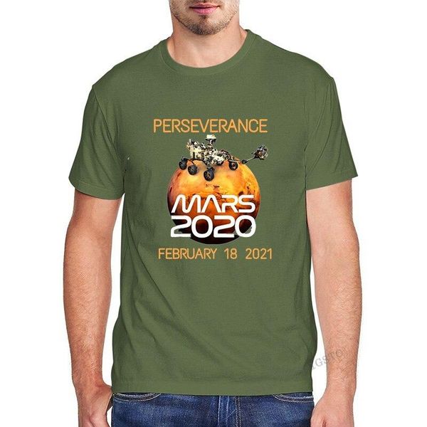 

men's t-shirts space mars rover perseverance july men tshirts lover tees funny t-shirt women oversized shirt cotton fabric, White;black