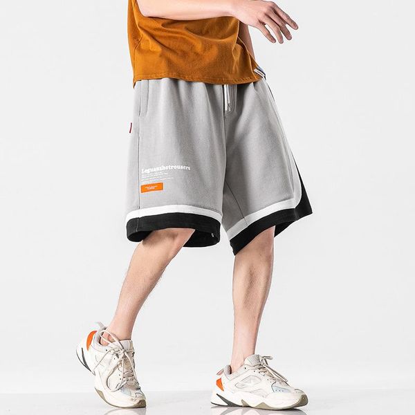 

summer men's 2021 casual shorts fitness street breathable cargo jogger, White;black