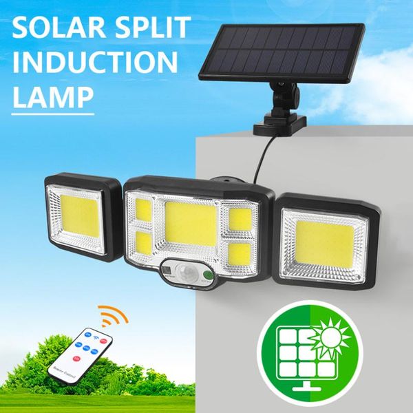 

solar lamps super bright lights three functions waterproof outdoor indoor lamp with adjustable head wide lighting angle e