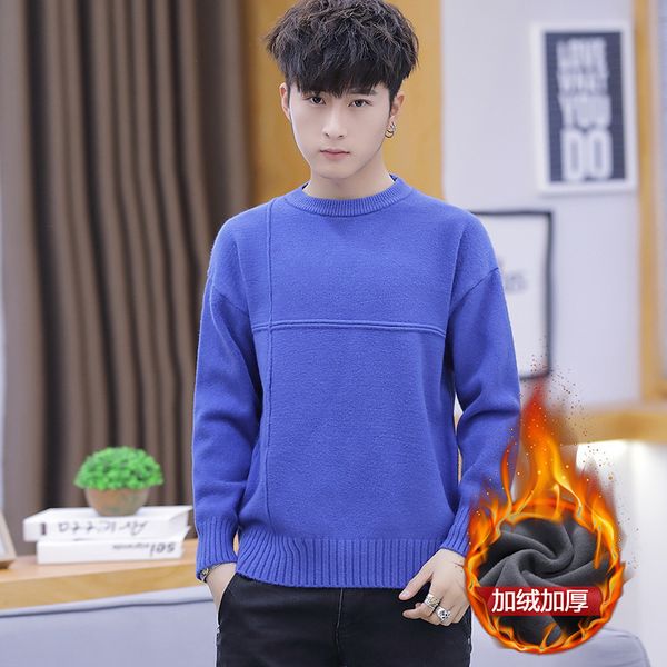 

men's sweaters red and blue male sweater, round neck with long sleeve, red modern man in purple wj9w, White;black