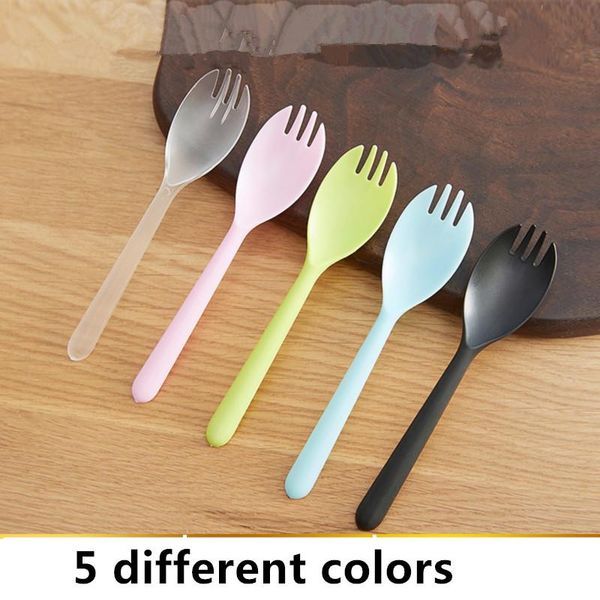 

forks 100pcs disposable fork and spoon plastic tableware cake independent packaging wedding birthday party supplies