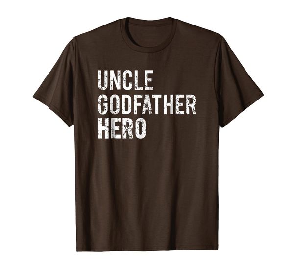 

uncle t shirt cool awesome godfather hero family gift tee, White;black