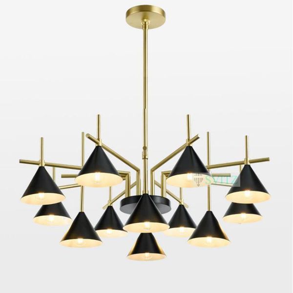 

chandeliers nordic black/white chandelier living room lamp modern simple iron art lamps bedroom dining lighting