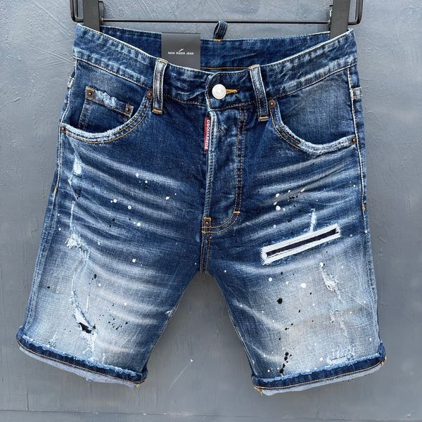

21ss mens designer jeans 2020 spring black ripped distressed holes designer jean pencil pants pockets hommes pantalones, Blue